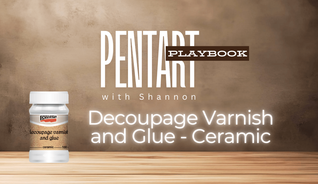 Ceramic Decoupage Varnish and Glue by Pentart