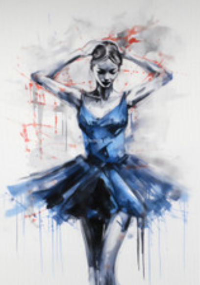 Decoupage Queen Andy Skinner  Ballerina Decoupage Rice Papers