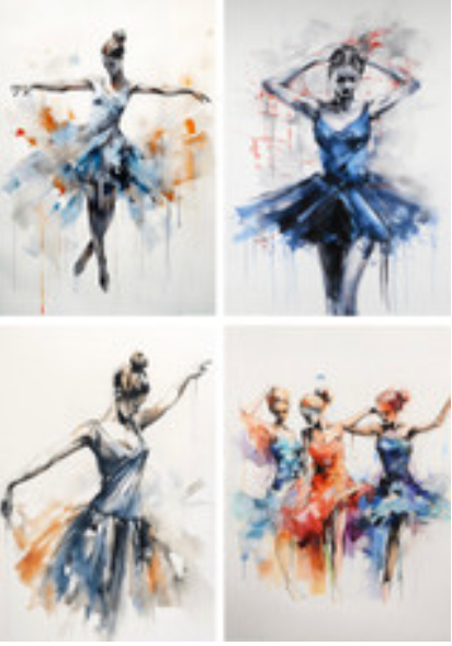 Decoupage Queen Andy Skinner  Ballerina Decoupage Rice Papers