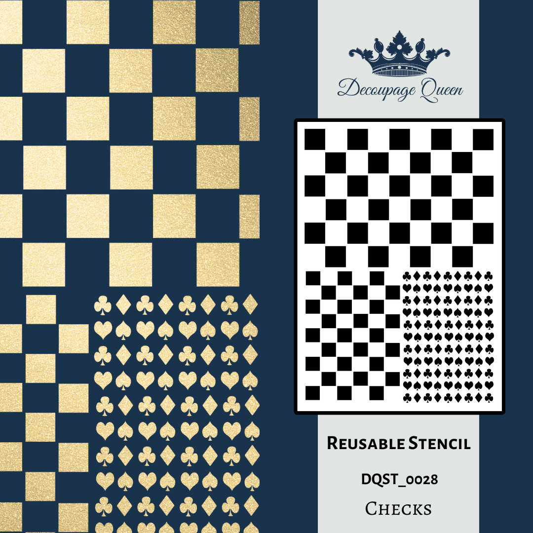 checker board stencil