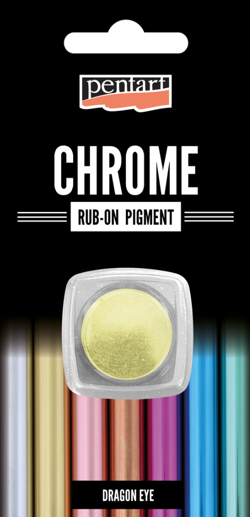 Chrome Rub on Pigment