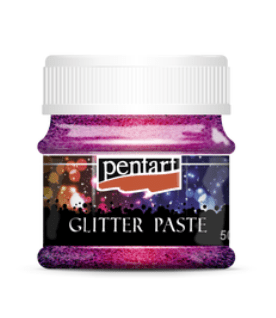 Pentart Pink Glitter Paste by Pentart