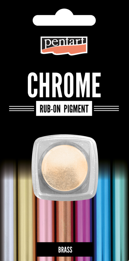 Chrome Rub on Pigment