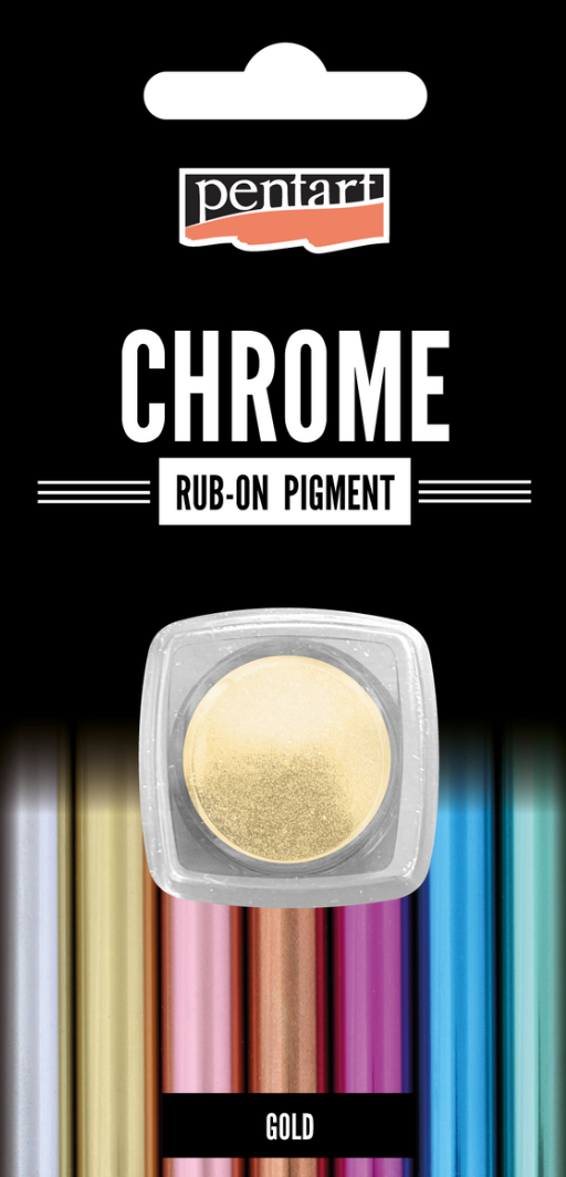 Chrome Rub on Pigment