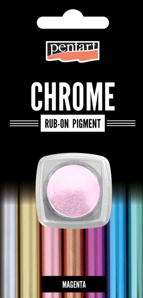 Chrome Rub on Pigment