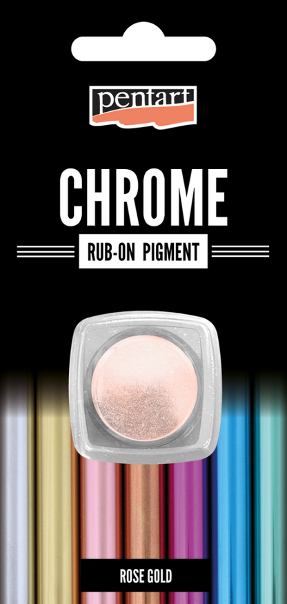 Chrome Rub on Pigment