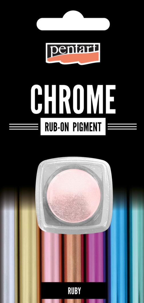 Chrome Rub on Pigment