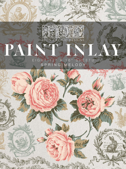 Spring Melody Paint Inlay by IOD